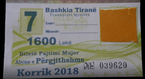 public transport, Tirana Bus